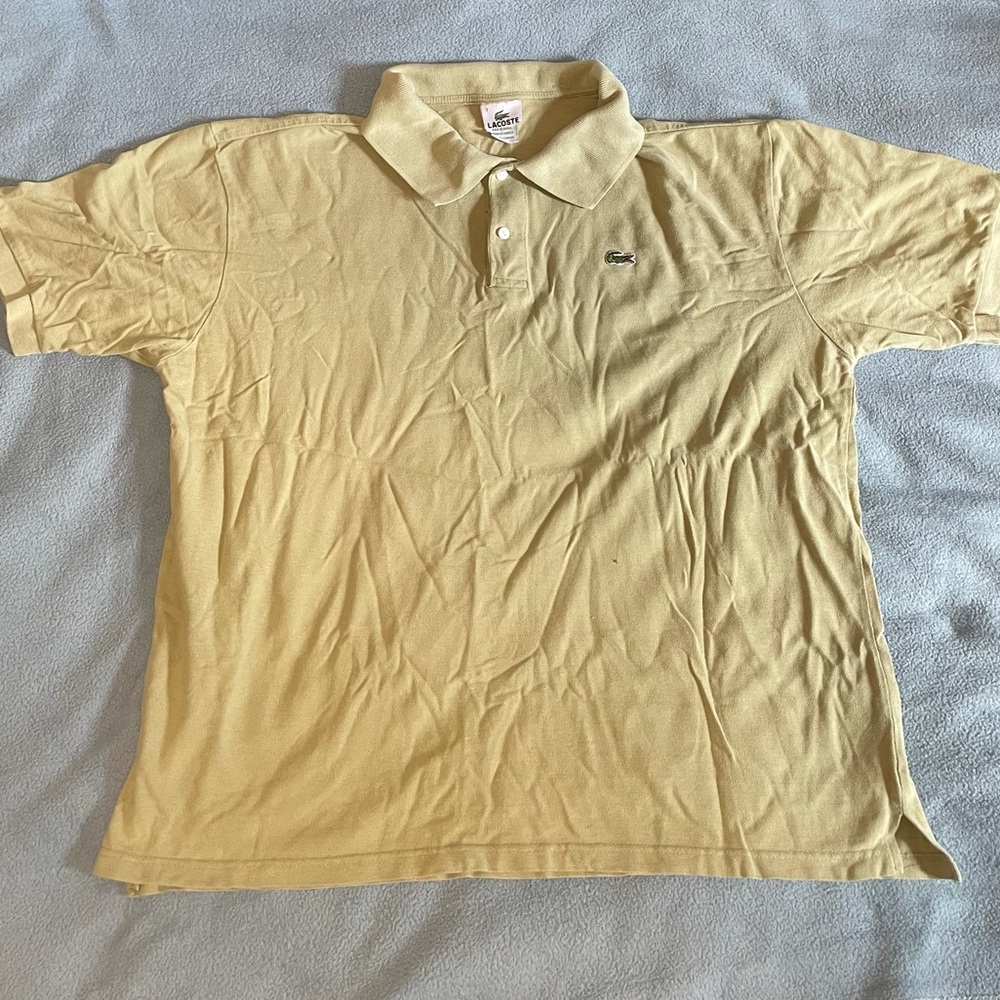 Lacoste Polo Shirt Men’s Green Classic Fit Short Sleeve Embroidered XL Size 7